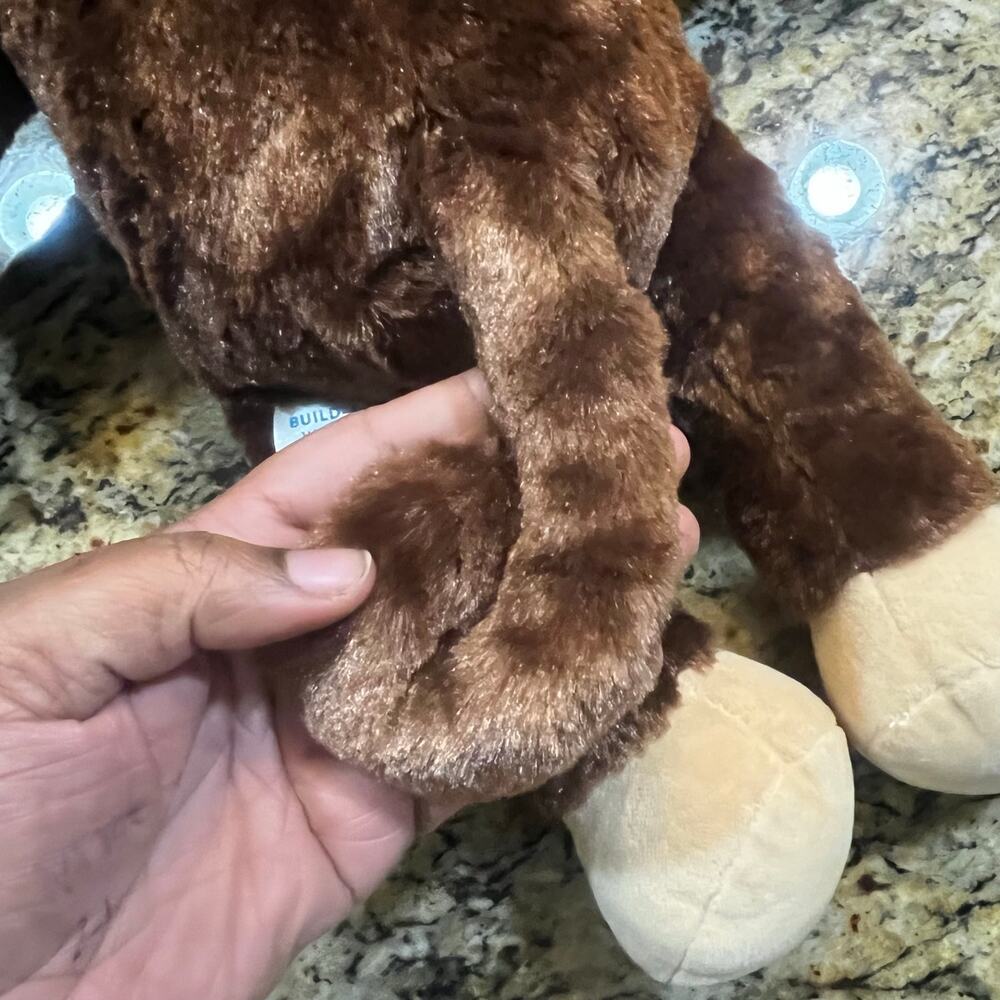 2024 Build A‎ Bear Brown Smiling Monkey Plush Stuffed Animal 18 inch - Picture 3 of 8